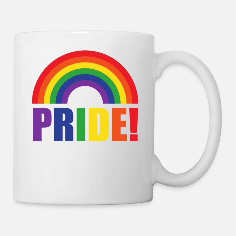 Pride Rainbow | LGBT | gift idea - Mug - white