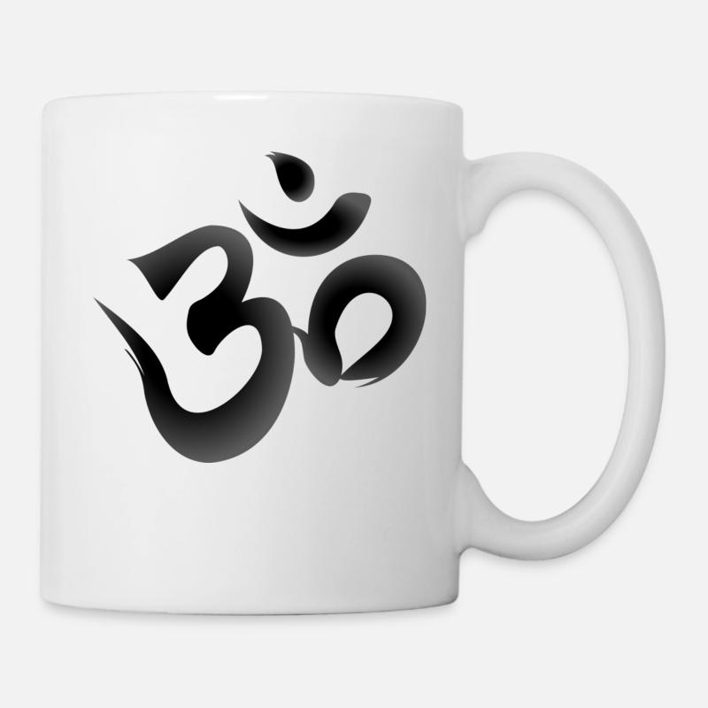 OM Mantra Yoga - Mug blanc - blanc