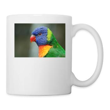 Honigpapagei alias Loris - Tasse - Weiß - Rechts