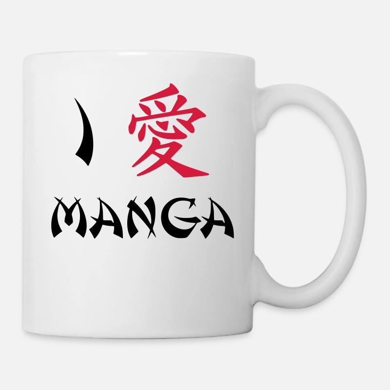 I love manga - Mug blanc - blanc