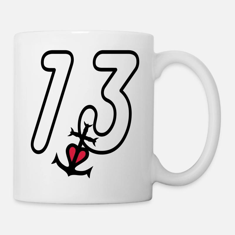 Bouches du rhone 13 croix camargaise - Mug blanc - blanc