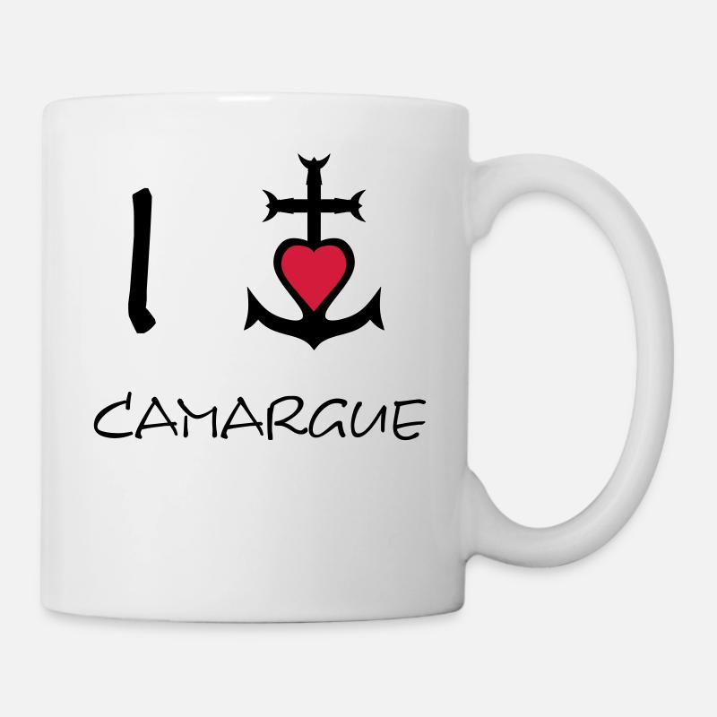 Ich liebe Camargue - Tasse - Weiß