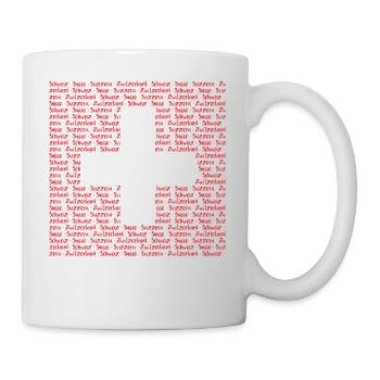 Switzerland Suisse Svizzera Zwitzerland Design - Mug - white - Right