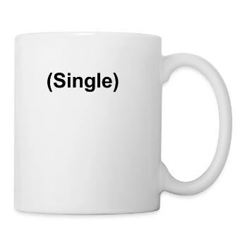 single - Tasse - Weiß - Rechts