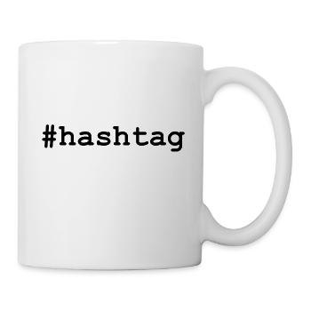 # Hashtag hipster Creative gift idea - Mug - white - Right