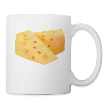 cheese - Tasse - Weiß - Rechts