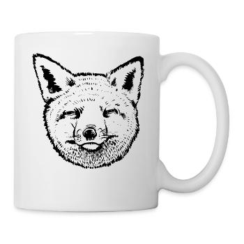 Fox Head - Mug - white - Right