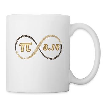 Fascinating Pi number - Mug - white - Right