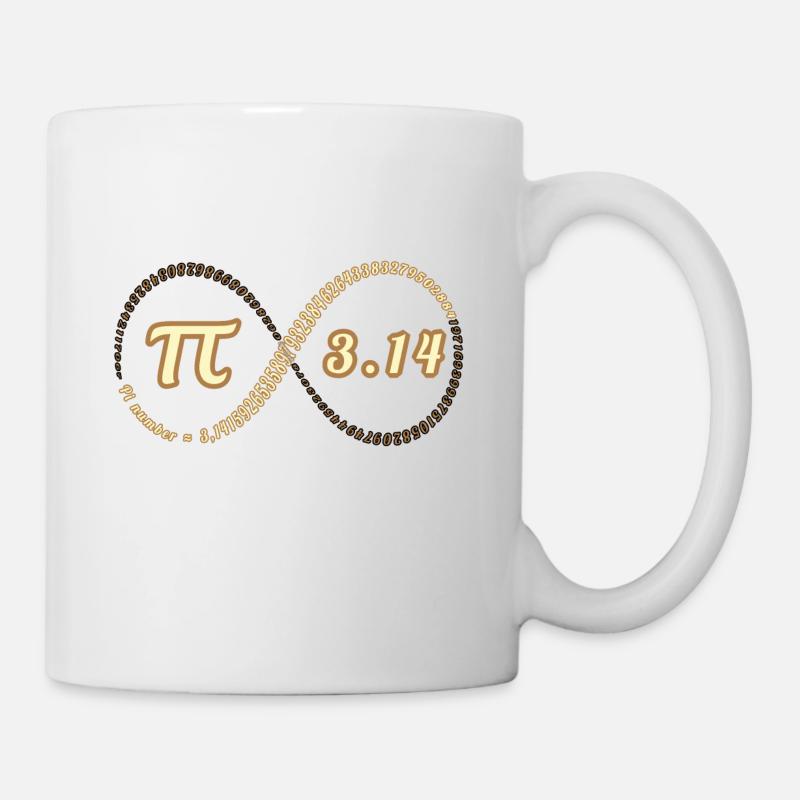 Fascinating Pi number - Mug - white