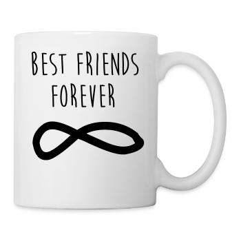 Meilleurs amis pour toujours / meilleurs amis - Mug blanc - blanc - Droite