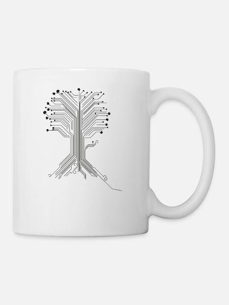 Digital Tree of Life - Mug - white