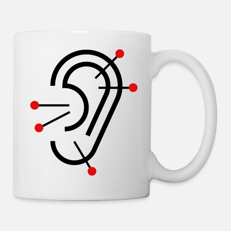 Akupunktur - Tasse - Weiß