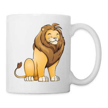 Löwe - Mug blanc - blanc - Droite
