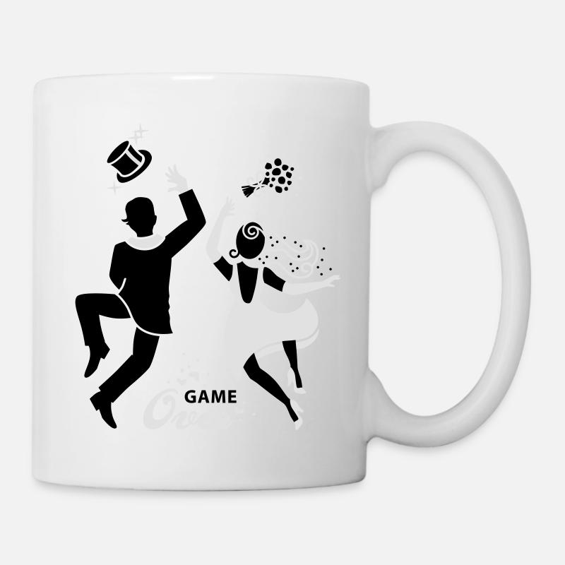 Braut - Paar Game over - Tasse - Weiß