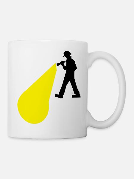 détective - Mug blanc - blanc
