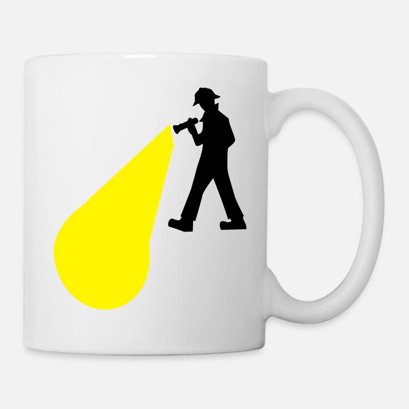 détective - Mug blanc - blanc