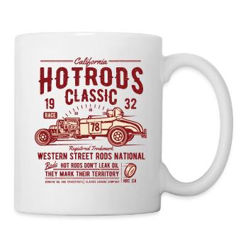 Hot Rods Race Classic 2 - Tasse - Weiß - Rechts