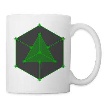 Enlightened logo portals - Mug - white - Right