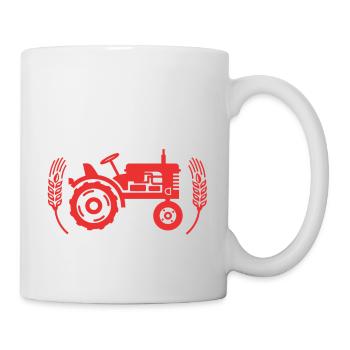 Landwirt Kinder Shirt · Landwirtschaft · Hofhelfer - Tasse - Weiß - Rechts