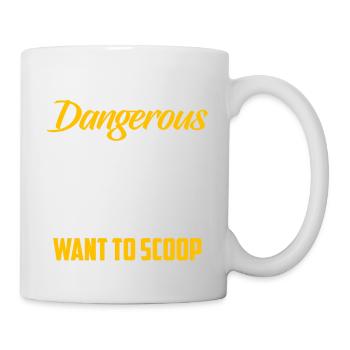 Pelle Pelle · Chantier · Travailleur · Dragage - Mug blanc - blanc - Droite
