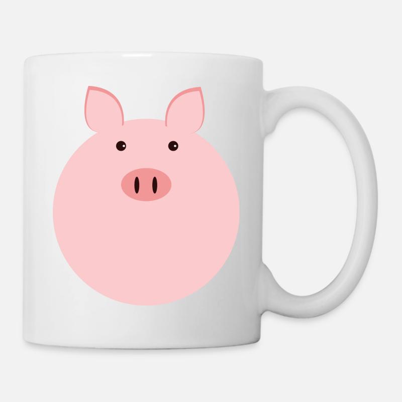 Piggy Fred - Mug - white