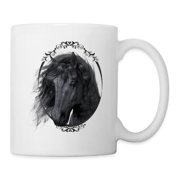 Black Beauty - Mug blanc - blanc - Droite