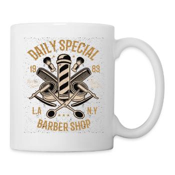 Daily Special Barber Shop - Mug - white - Right