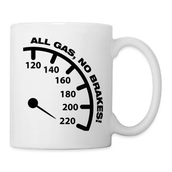 all_gas_no_brakes_f1 - Mug - white - Right