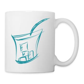 Drink Eiswuerfel Sommer - Mug blanc - blanc - Droite