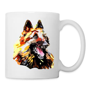 tervueren - Mug blanc - blanc - Droite