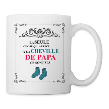 Fête des pères - Mug blanc - blanc - Droite