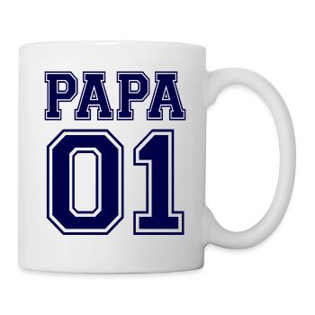 Father's Day - Dad Number 1 of the World- Number One - Mug - white - Right