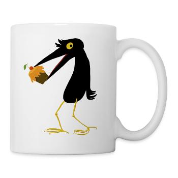 Kuchenvogel - Tasse - Weiß - Rechts