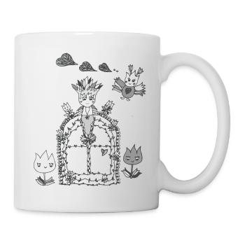 Magisches Tor Ille- Die Hüter von Orbis - Tasse - Weiß - Rechts