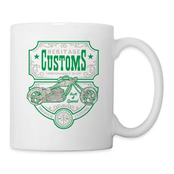 Douanes du patrimoine - Mug blanc - blanc - Droite
