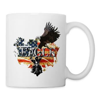 Aigle Biker Free Like An Eagle - Mug blanc - blanc - Droite