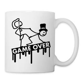 bachelor_party_game_over - Tasse - Weiß - Rechts