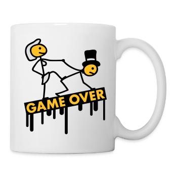 bachelor_party_game_over - Tasse - Weiß - Rechts