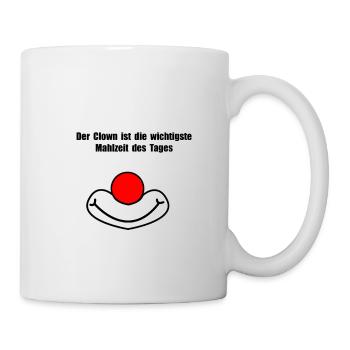 clown - Tasse - Weiß - Rechts