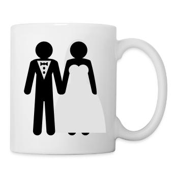 wedding_couple - Tasse - Weiß - Rechts