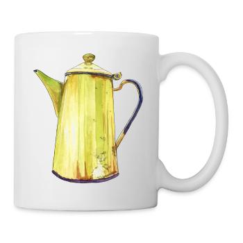 coffee pot - Mug - white - Right