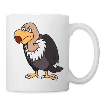 Vulture bird of prey birds birds of prey animals - Mug - white - Right