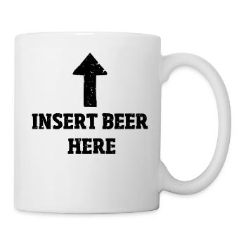 Funny gift for beer drinkers - Mug - white - Right