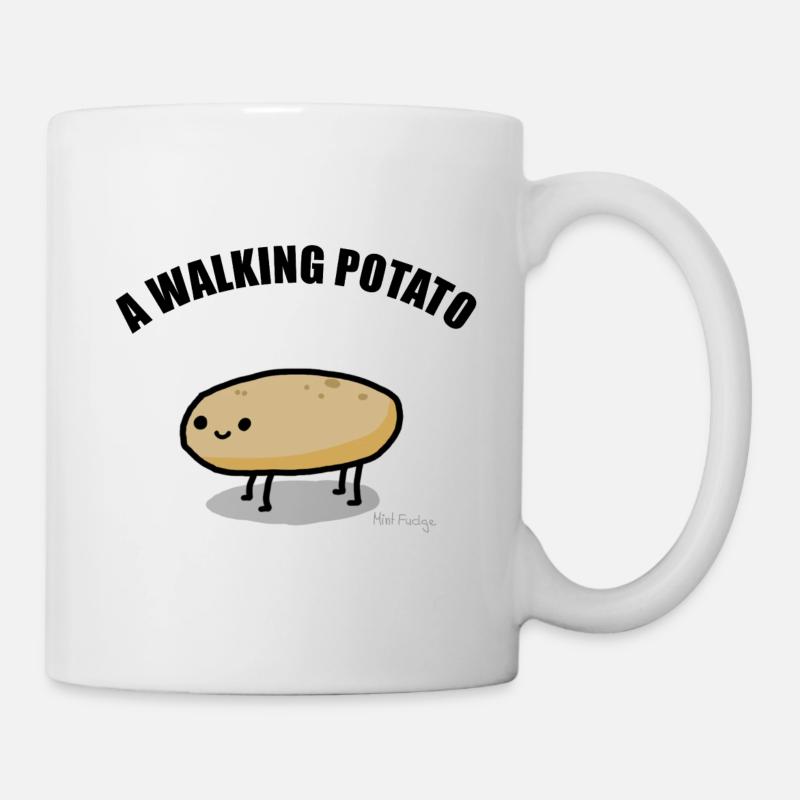 A Walking Potato - Mug - white