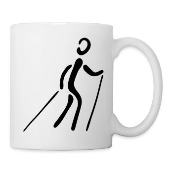 Nordic Walking - Mug blanc - blanc - Droite
