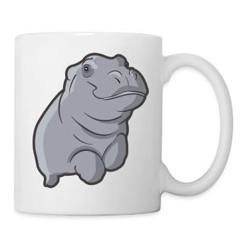 Hippo Hippopotamus Hippopotamus Hippopotamus - Mug - white - Right