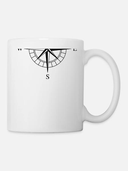 boussole - Mug blanc - blanc