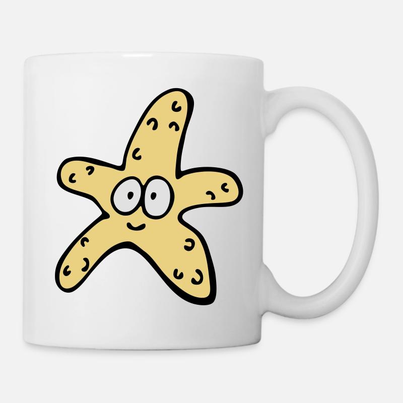 Étoile de mer - Mug blanc - blanc