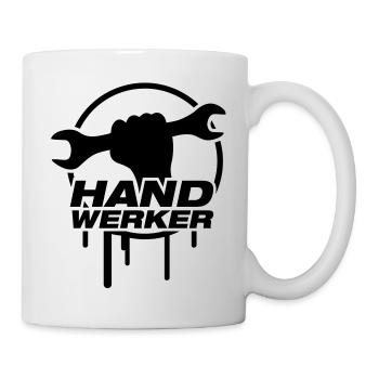 handwerker_logo_f1 - Tasse - Weiß - Rechts