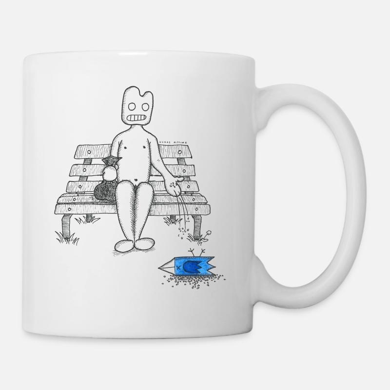 crow - Mug - white